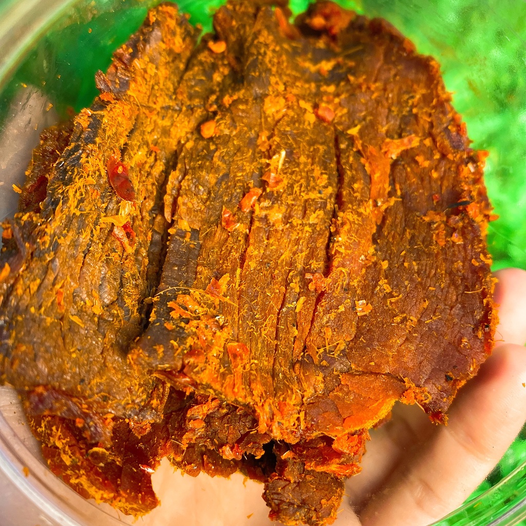 Thịt bò khô miếng Hồng Ngự - khô bò 100% từ thịt bò tươi hũ 400g | BigBuy360 - bigbuy360.vn