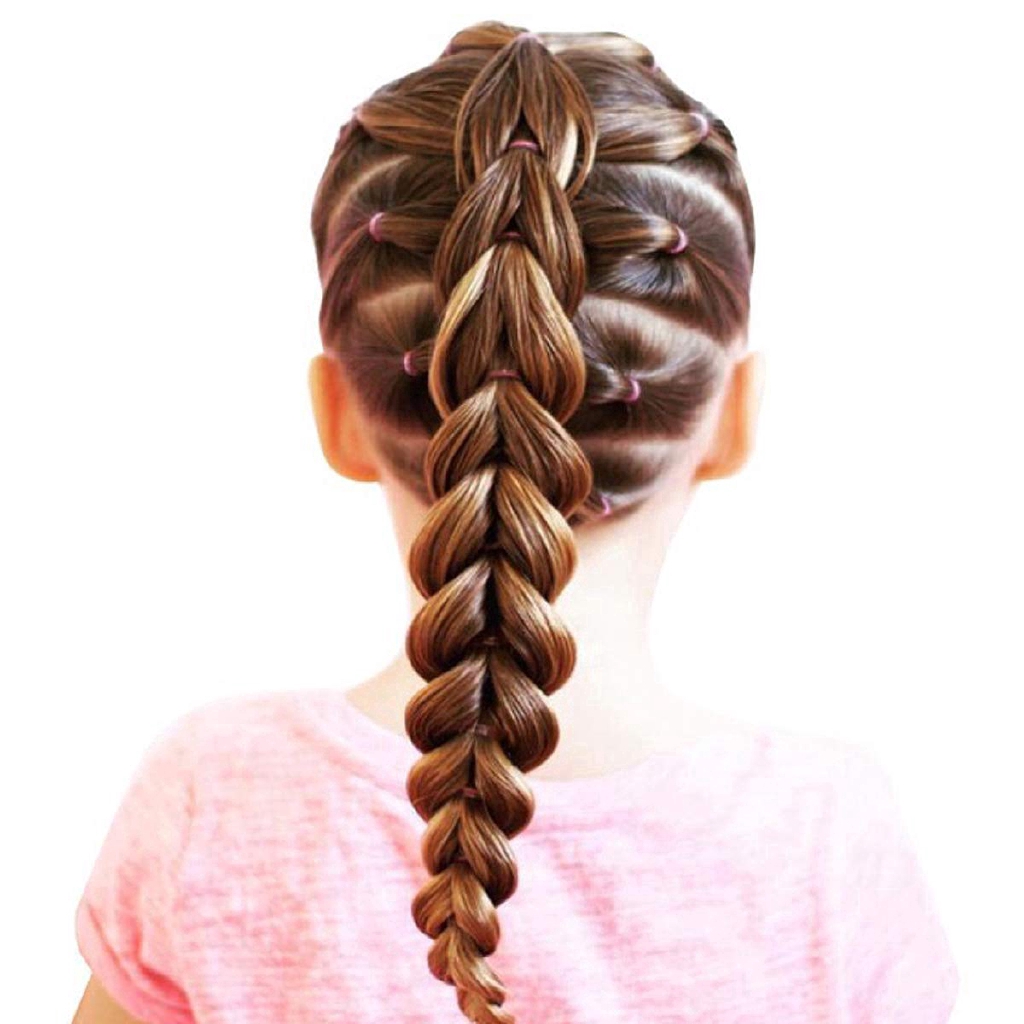 ✨✨ Set 1000 dây buộc tóc thời trang bằng cao su dùng một lần dành cho bé gái