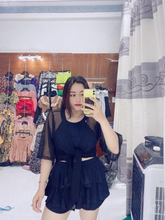 Set bơi bikini váy tầng #bigsize 60 - 80 kí