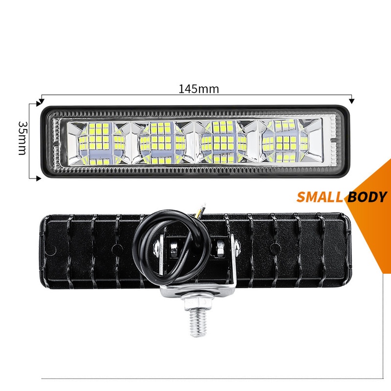 Đèn Pha LED Trợ Sáng 72W 4X4 60V Cho Xe Jeep Xe Tải SUV ATV Barra