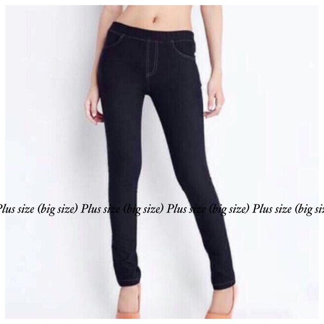 (BIGSIZE) LEGGING GIẢ JEAN'S Thun 2 da dầy dặn size 3XL,4XL,5XL,6XL