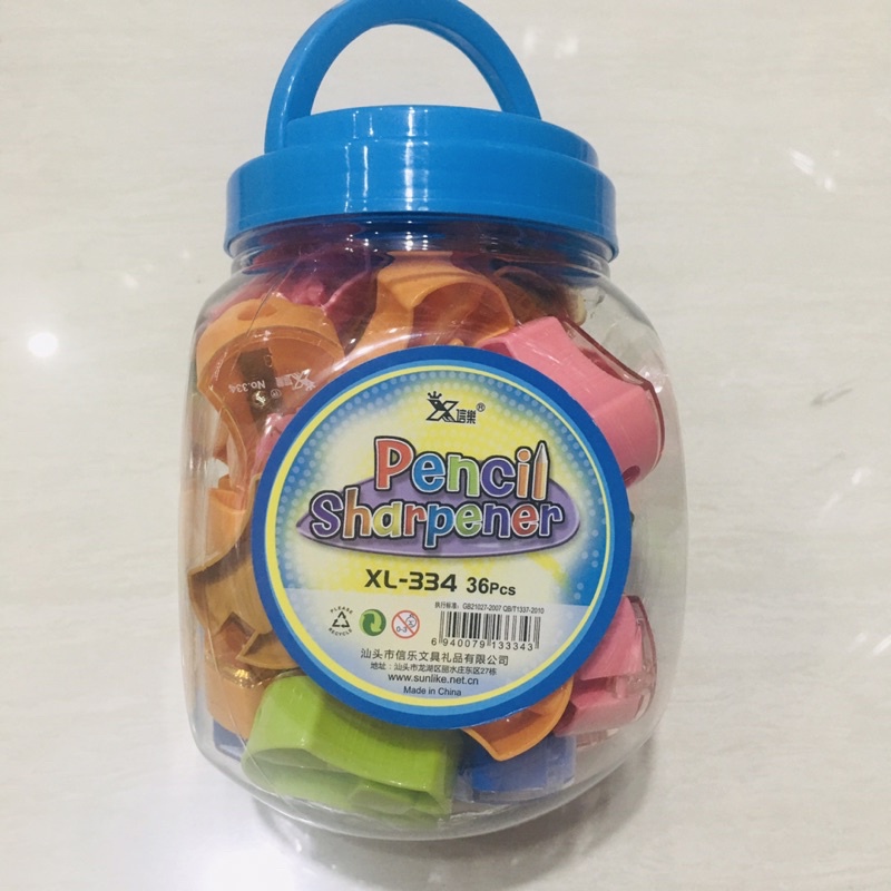Hộp Gọt/ Chuốt 334 Có 36 Gọt Bút Chì Nhiều Màu