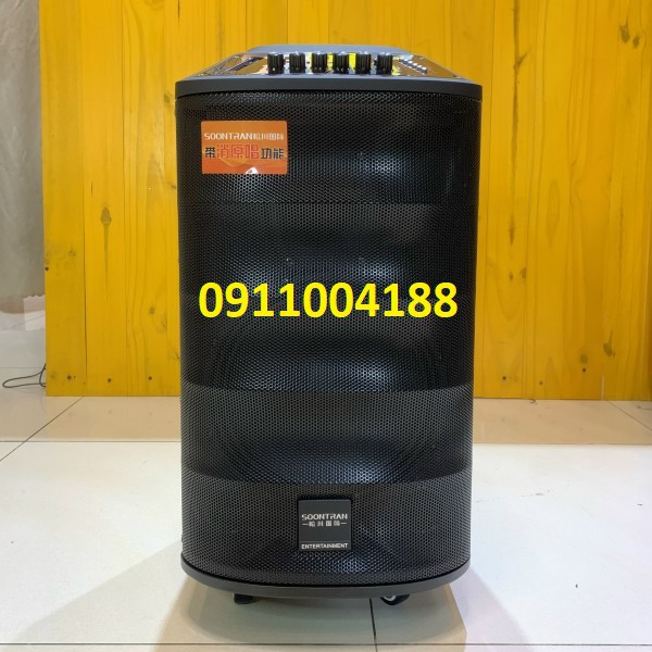 Loa Kéo Karaoke Sansui SoonTran SA3-10 ( ĐỜI MỚI ), Loa Thùng Gỗ Bass 2 Tấc Công Suất Lớn + Tặng Kèm 2 Micro Siêu Hút Âm