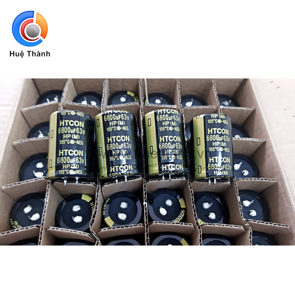 Tụ điện 63V 6800UF 35*50, đảm bảo tin dùng, chất lượng, hàng uy tín, giá rẻ cạnh tranh, hỗ trợ lâu dài
