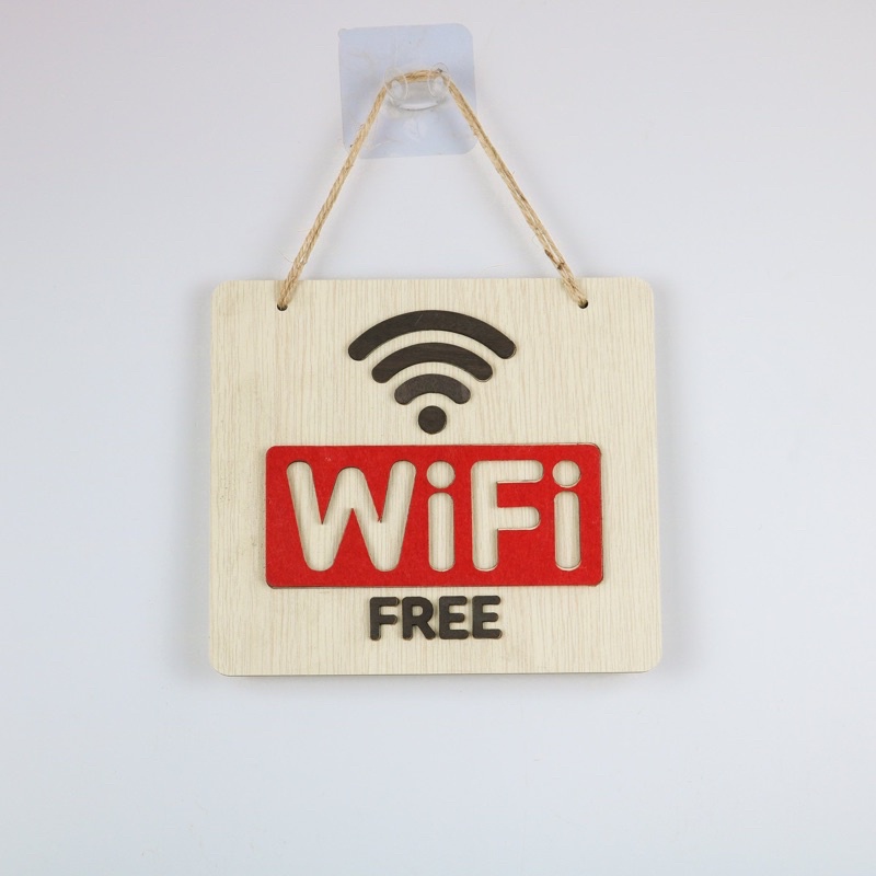 Bảng gỗ WiFi FREE