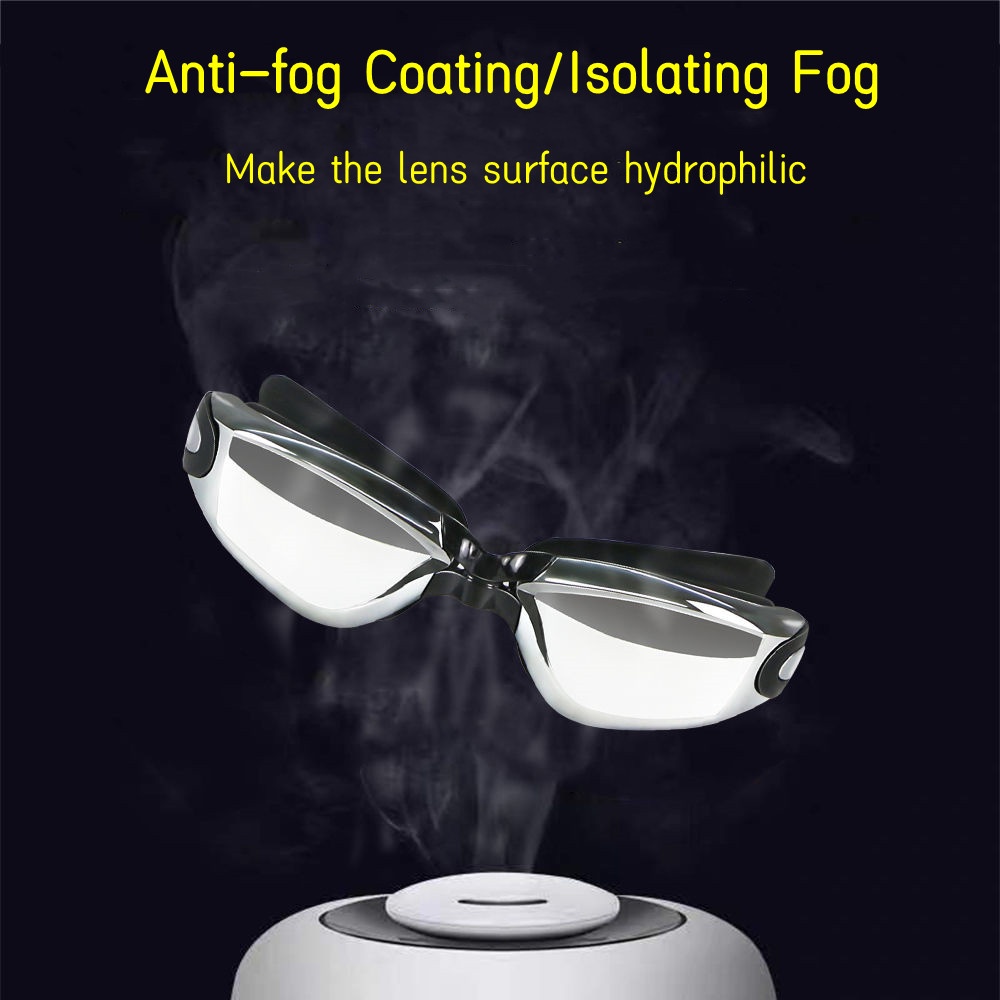 Bộ Kính Bơi Chống Thấm Nước Gây Sương Mù Tiện Dụng Cho Người Lớn Và Trẻ Em