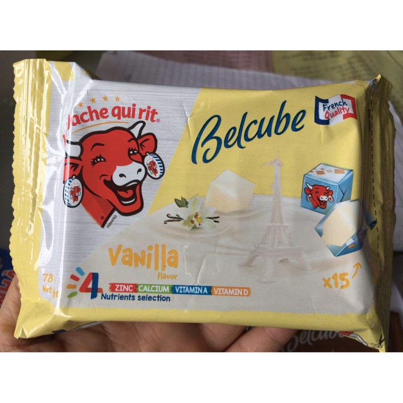 Phô mai con bò cười vị dâu-sôcla-vani 78g(BC)