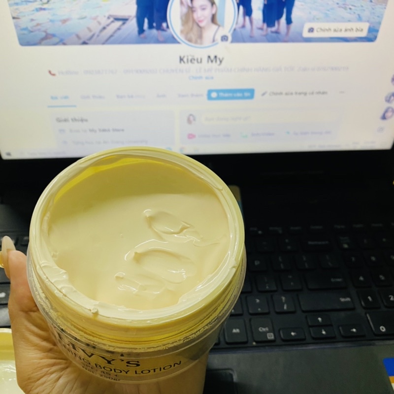 KEM DƯỠNG TRẮNG BODY LIVY THÁI LAN VÀNG 250G [My Xeko] | BigBuy360 - bigbuy360.vn