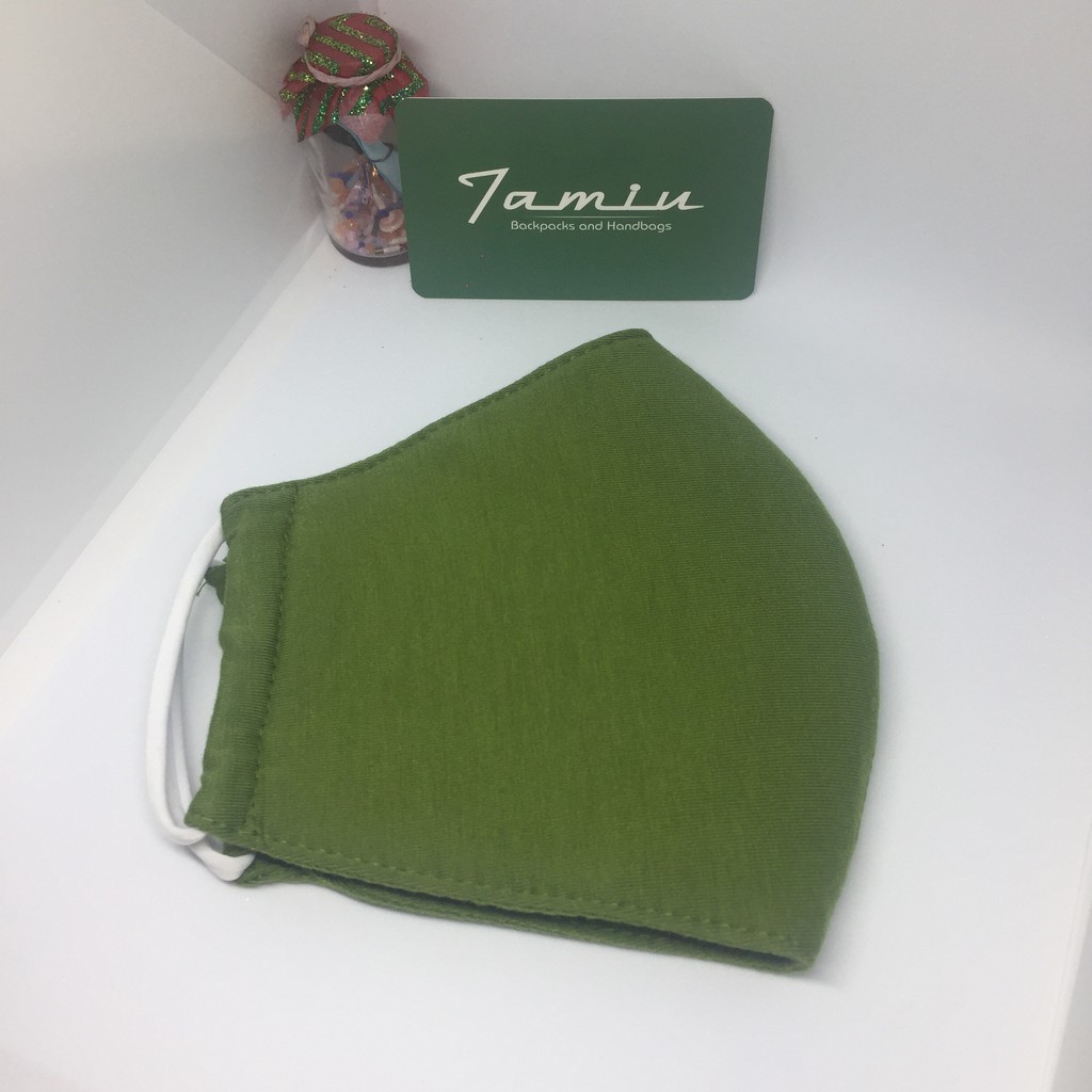 Khẩu trang vải trơn 3 lớp cao cấp | Có 17 màu | BigBuy360 - bigbuy360.vn