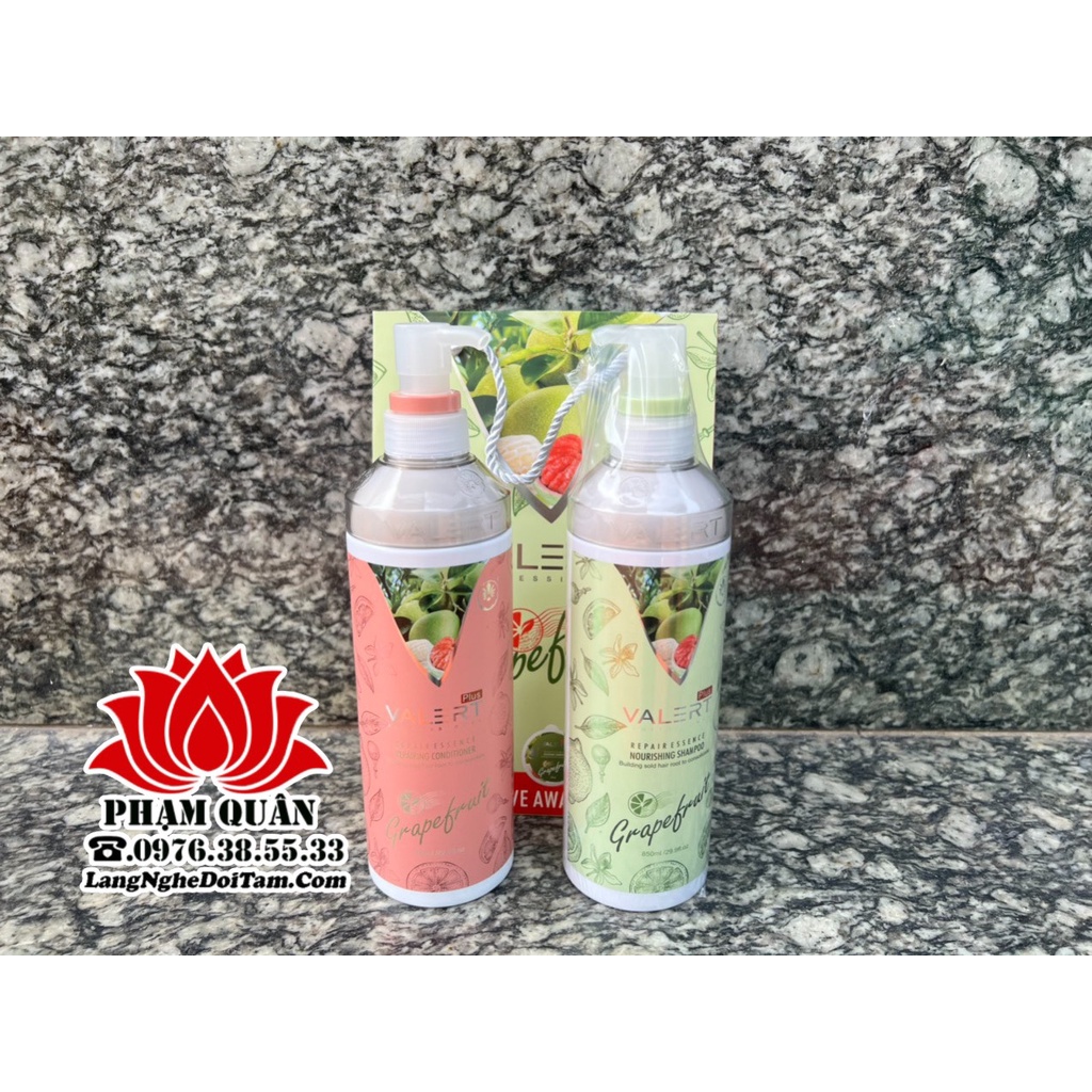 Dầu gội- xả Bưởi VALERT GRAPEFRUIT 850ml