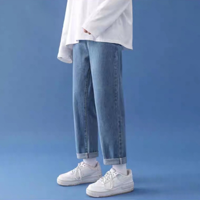 Quần Jeans, Quần jeans baggy xanh nam ống suông, rộng, hottrend 2021-XX MENS FASHION! | BigBuy360 - bigbuy360.vn