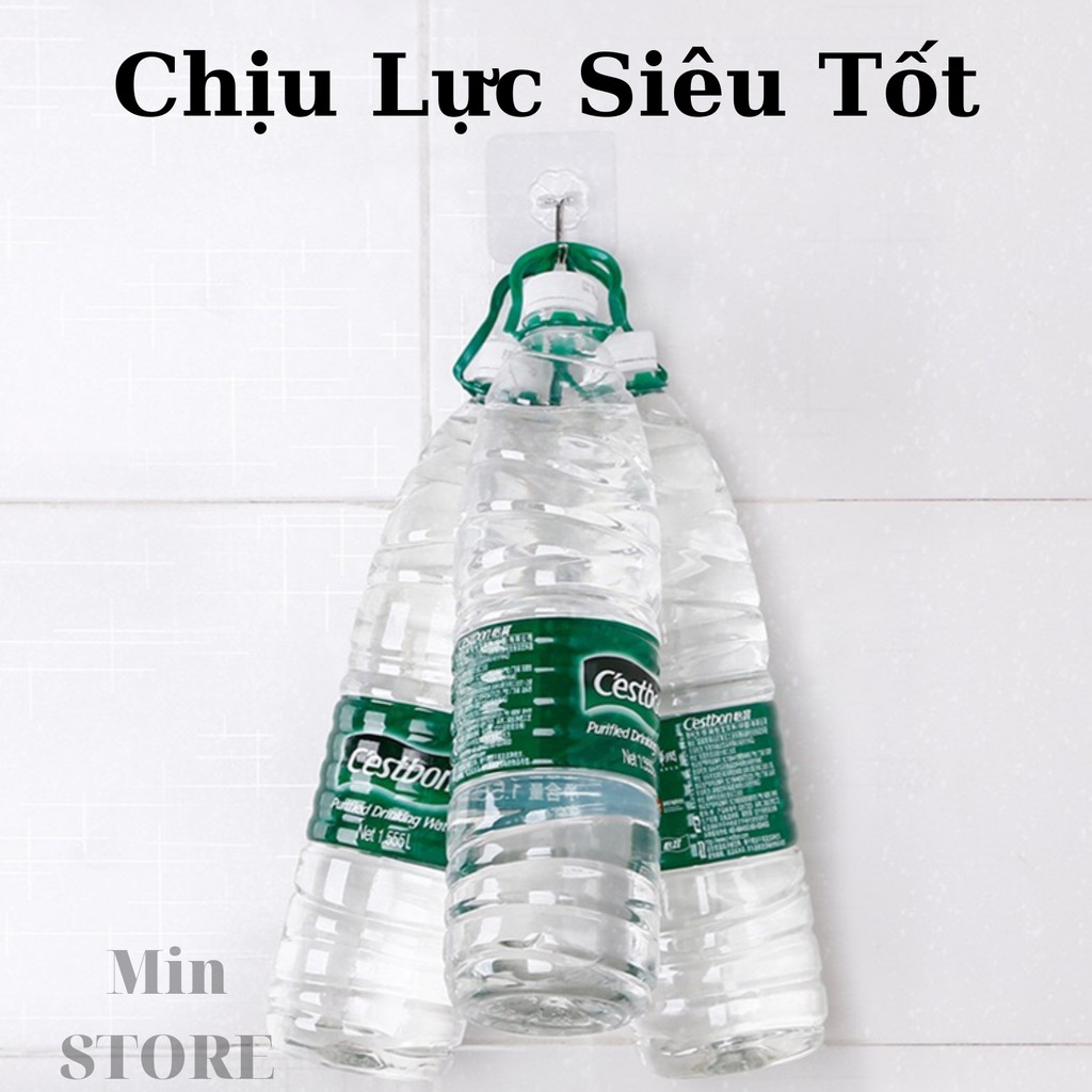 Móc Dán Tường Chịu Lực 6*6 cm ( Keo Acrylic Cao Cấp ) - Min STORE