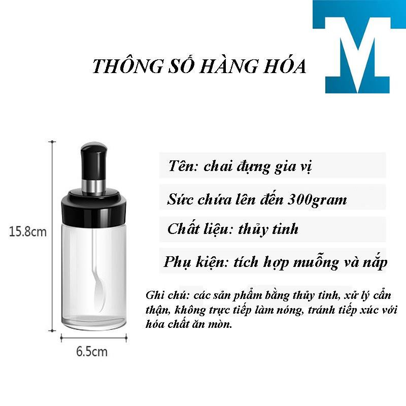 Lọ Đựng Gia Vị, Hũ Đựng Gia Vị Kèm Muỗng Mẫu Mới 2021 | BigBuy360 - bigbuy360.vn