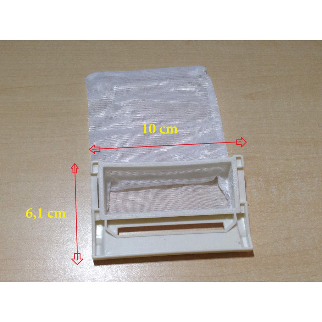 Túi lưới lọc máy giặt LG 10cm x 6,1cm