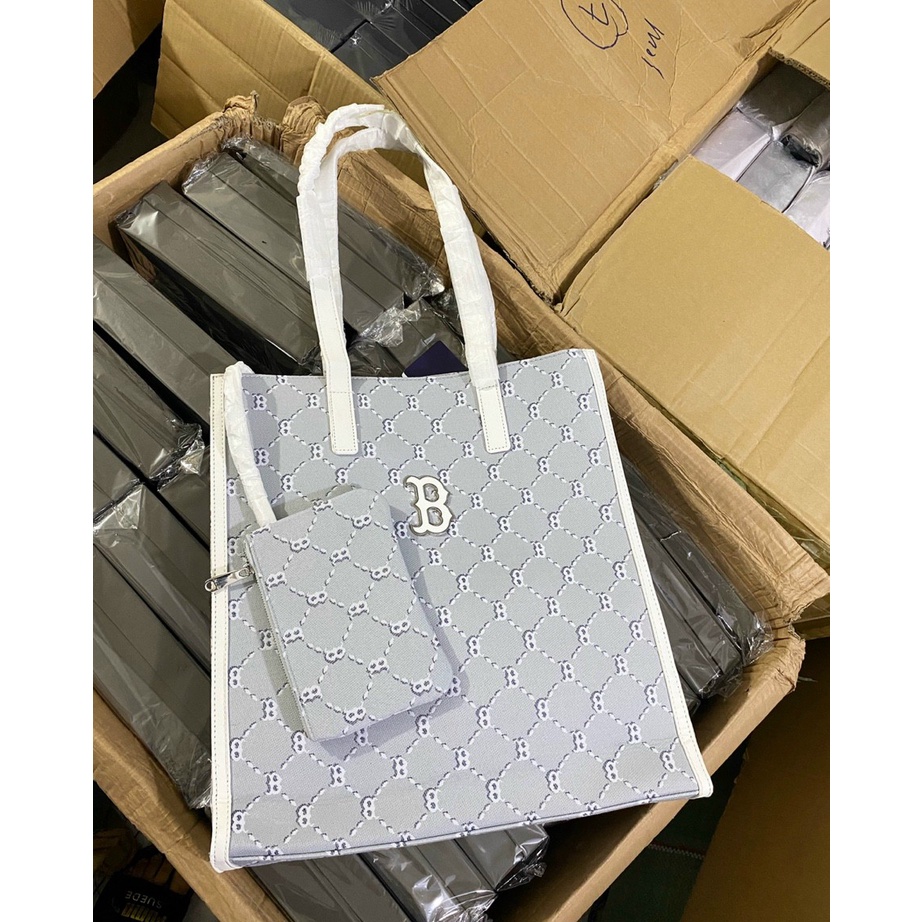 túi tote mlb kèm ví nhỏ size 37x40x9 cm đủ màu sẵn hàng