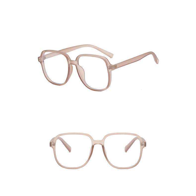 (KIQI-FASHION) COD Kính Đeo Móng Tay Gọng Vuông Siêu Nhẹ Chống Ánh Sáng Xanh Thời Trang Cho Nam Và Nữ