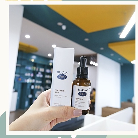 Kẽm nước dạng giọt Liquid Zinc plus BioCare ( Kẽm Nước UK )