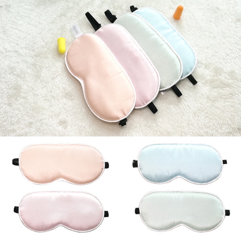 Mặt Nạ Che Mắt Ngủ Bằng Lụa Cho Bé Sơ Sinh Kèm Túi Đựng