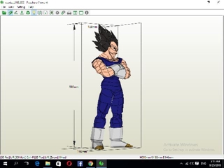 Mô hình giấy anime[Dragonball Z] VEGETA