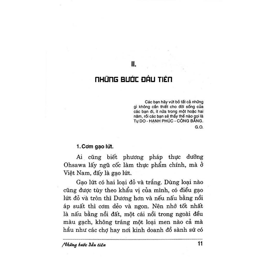 Sách Nhập Môn Ăn Cơm Gạo Lứt Theo Phương Pháp Ohsawa