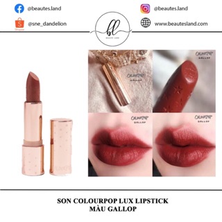 Son Colourpop Lux Lipstick Màu Gallop