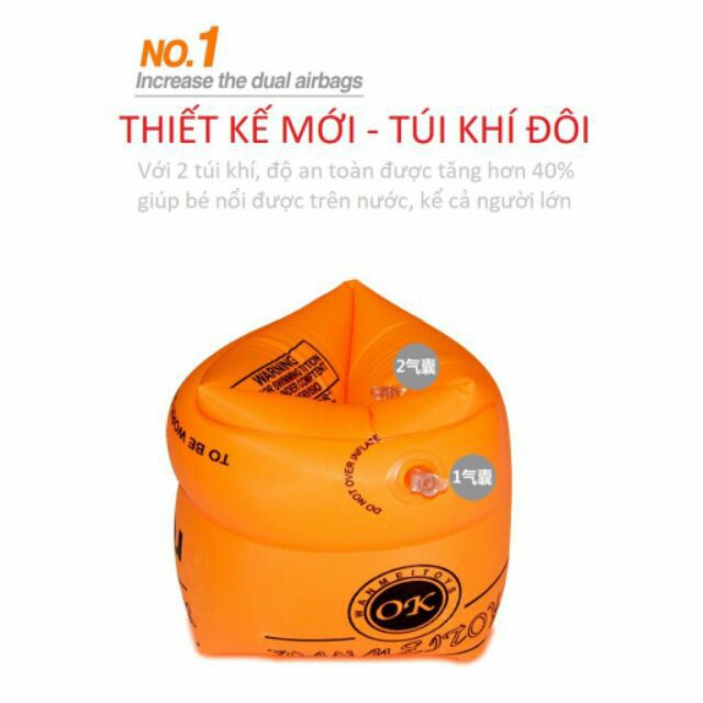 Phao tay tập bơi cho mọi lứa tuổi .Kaori86