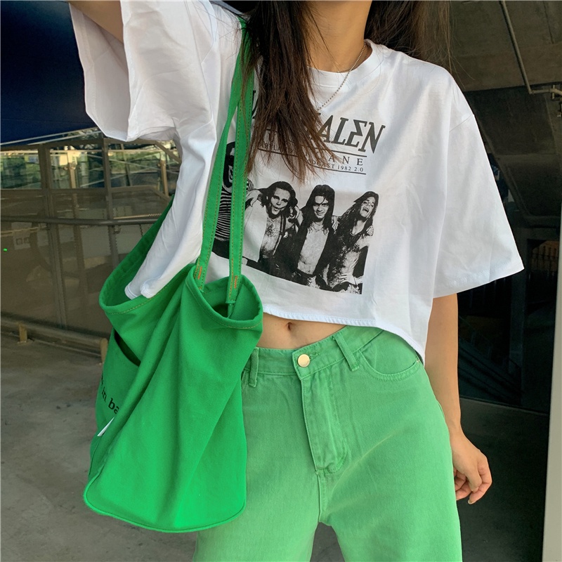 Áo thun SUXI ngắn tay cổ tròn dáng rộng đơn giản thời trang hè phong cách Hàn Quốc cho nữ