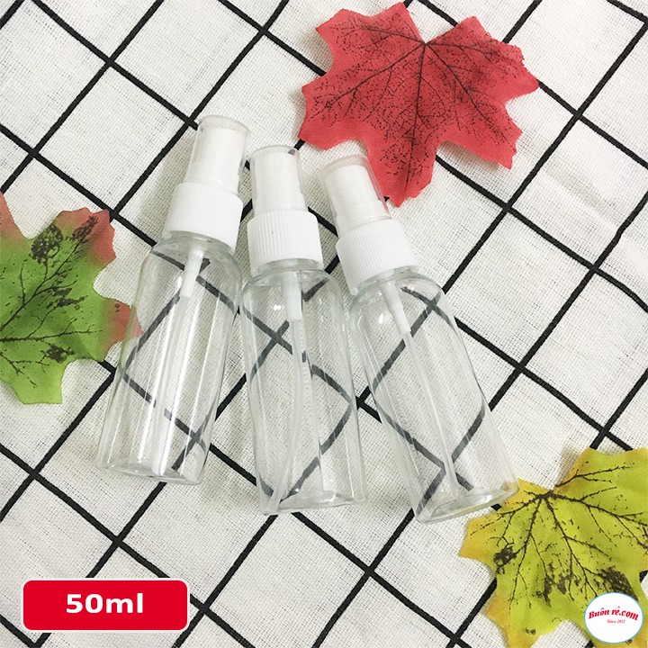 Combo 3 Lọ Chiết Dung Dịch Mỹ Phẩm Dạng Xịt Thiết kế Đẹp Mắt ( Dung Tích 50 ML) - br00697