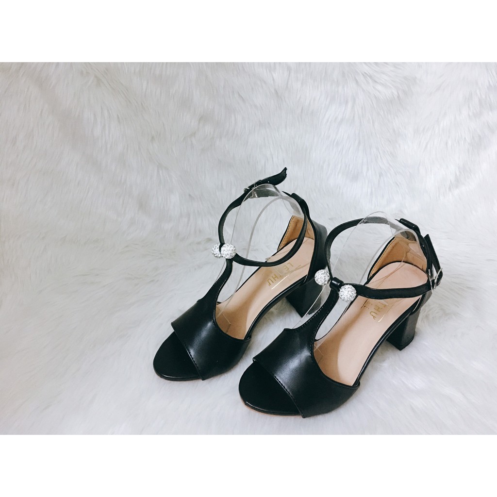 Giày cao gót 7 phân hở mũi tai thỏ LT (SD088)