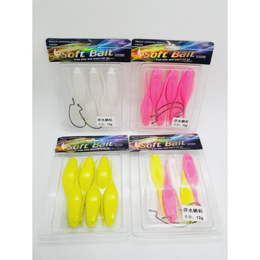 MỒI MỀM SKIPPING Z-OH _ Mồi Mềm Câu Lure