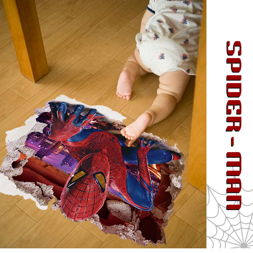 Decal Tranh Siêu Anh Hùng Người Nhện - Decal Spider Man mẫu số 7 AMYSHOP