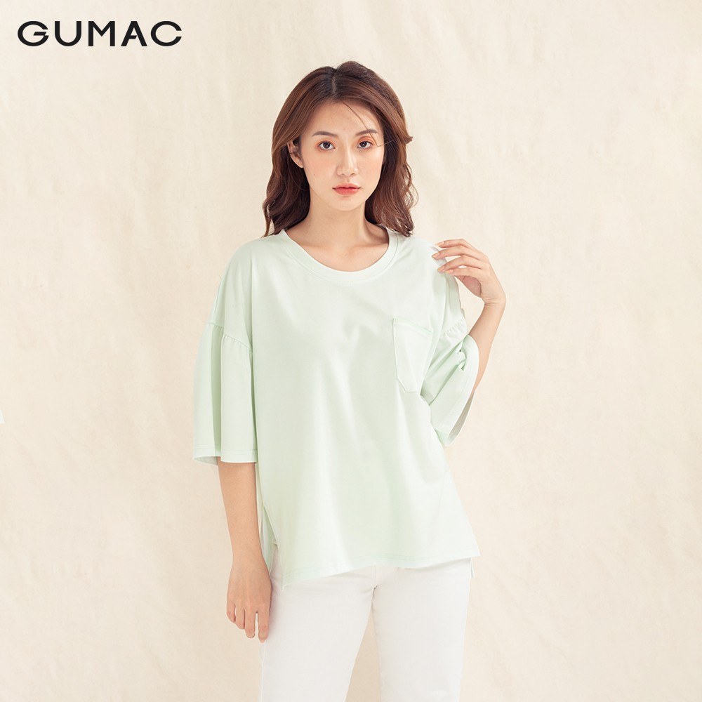 [Mã WABRGU100 giảm 15% đơn 249K tối đa 100k] Áo thun nữ tay phồng ATA1087 GUMAC | BigBuy360 - bigbuy360.vn