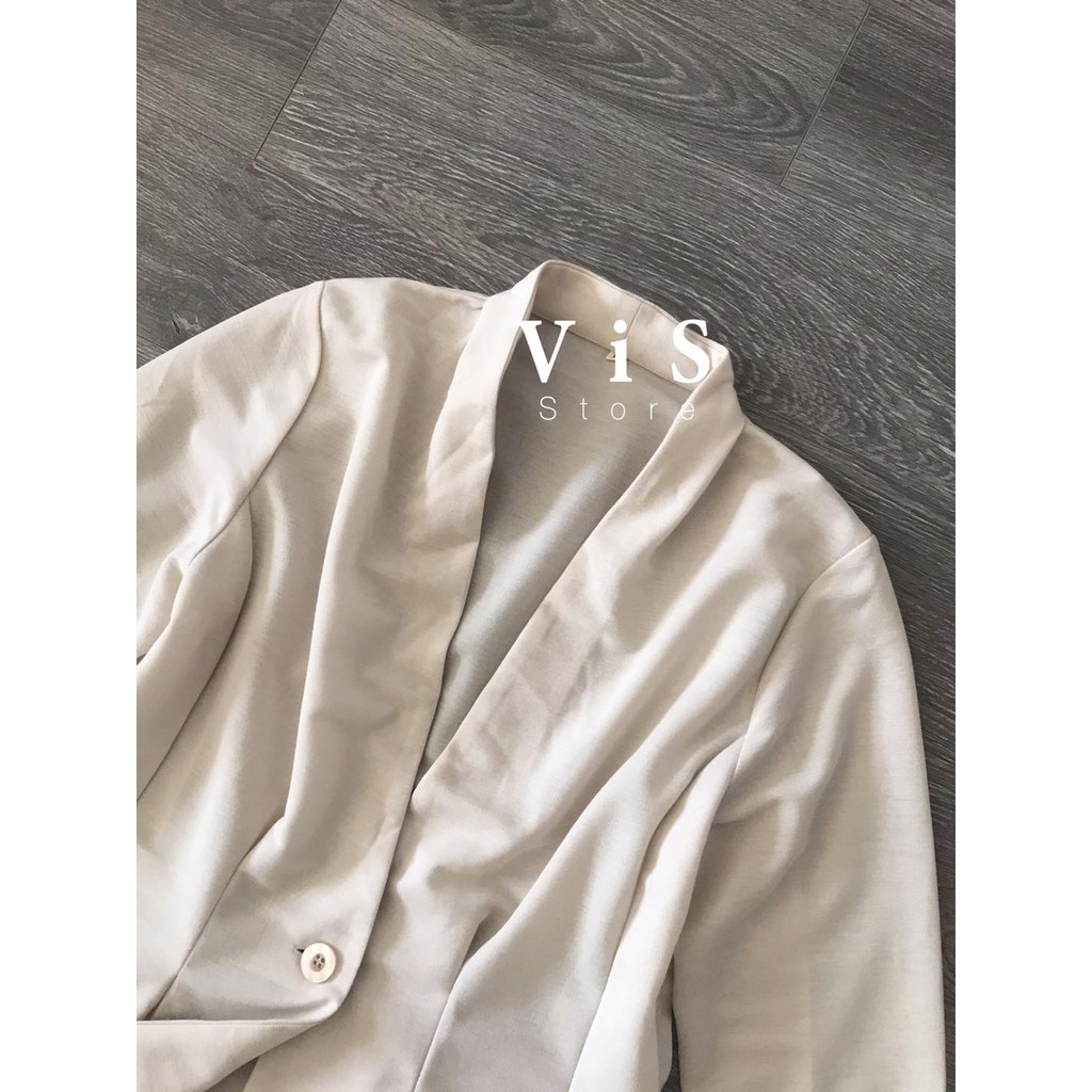 ÁO KHOÁC VEST NỮ 1 NÚT TAY DÀI