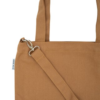 Tote 2in1 Canvas màu trơn