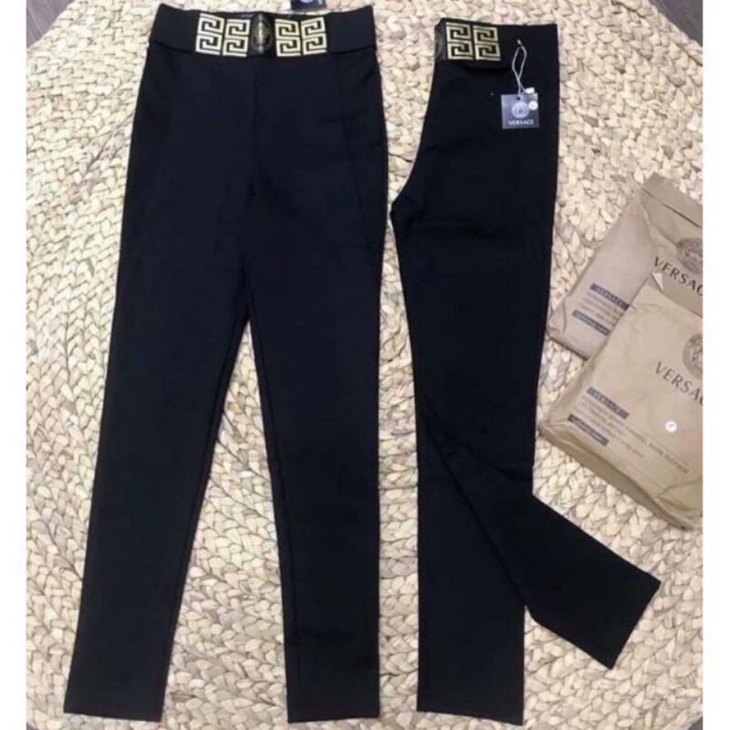 Quần legging nữ VE.SAC, cạp cao, co giãn 4 chiều