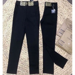 Quần legging nữ VE.SAC, cạp cao, co giãn 4 chiều