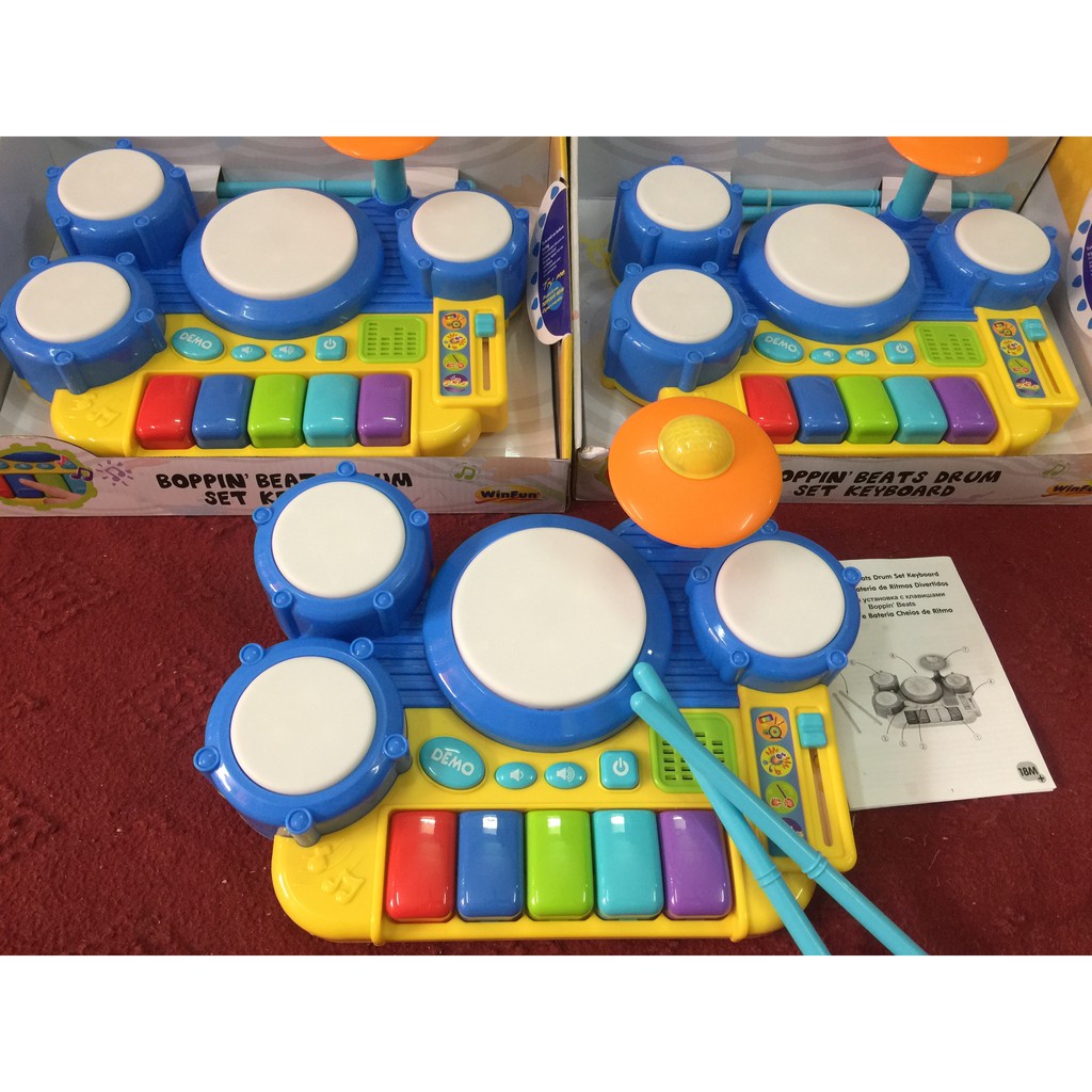 BỘ NHẠC CỤ ĐÀN TRỐNG SÔI ĐỘNG WINFUN