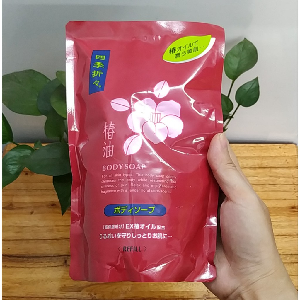 🎀Hàng nhật 🎀Trọn bộ tắm/gội/2in1 hoa trà hàng nhật nội địa túi 450ml