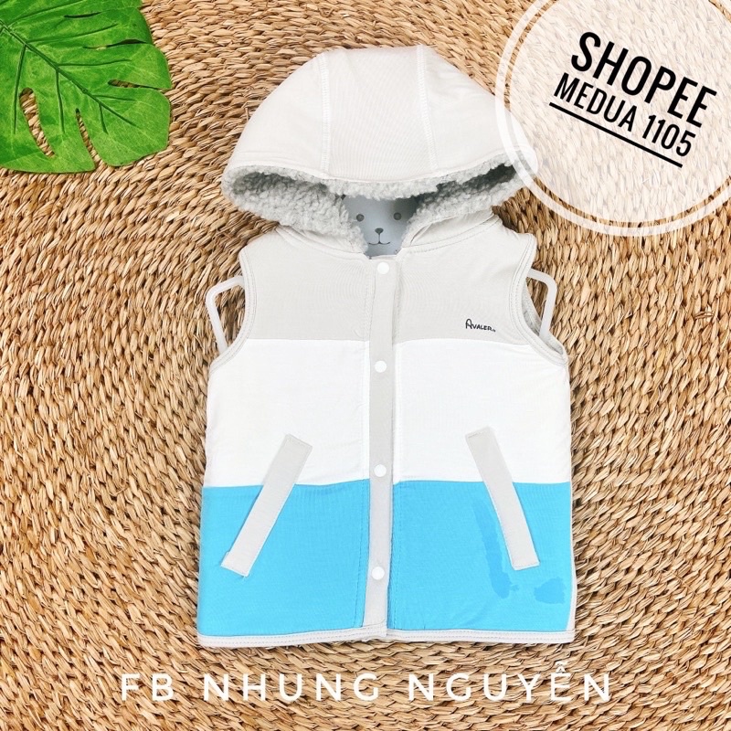 AVALER - Áo gile sợi tre lót lông