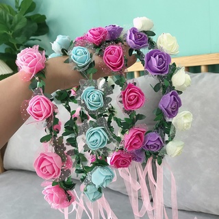 Vòng hoa đội đầu kỷ yếu mẫu 1