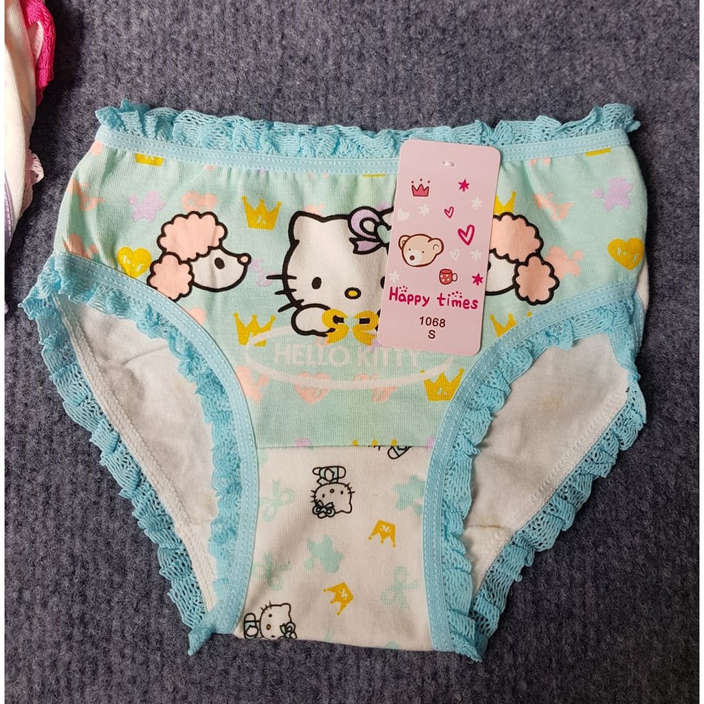 Quần chip cho bé gái mẫu HELLO KITTY