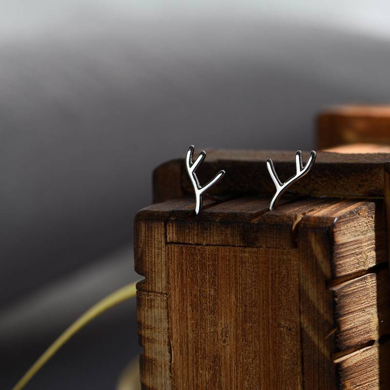 Khuyên tai mạ bạc 925 tùy chọn kiểu dáng dễ thương phong cách Hàn Quốc cho nữ