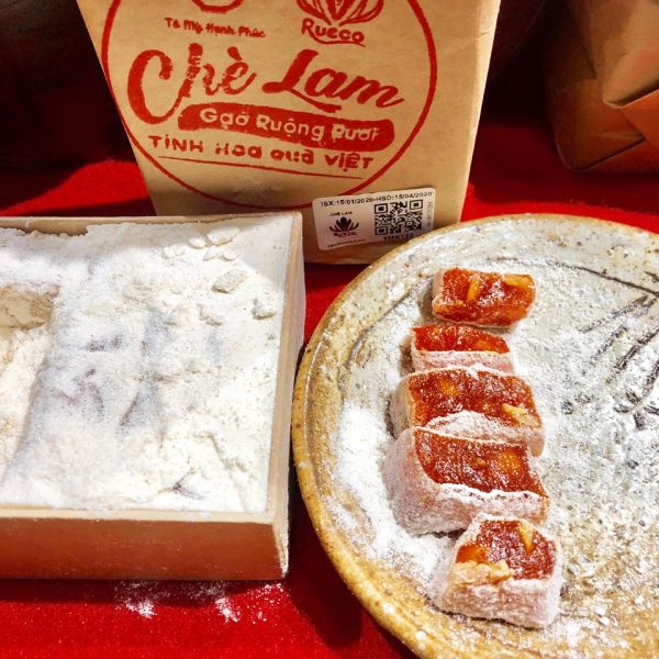Chè Lam Gấc Gạo Ruộng Rươi Rueco KHÔNG CHẤT BẢO QUẢN  Gói 250g