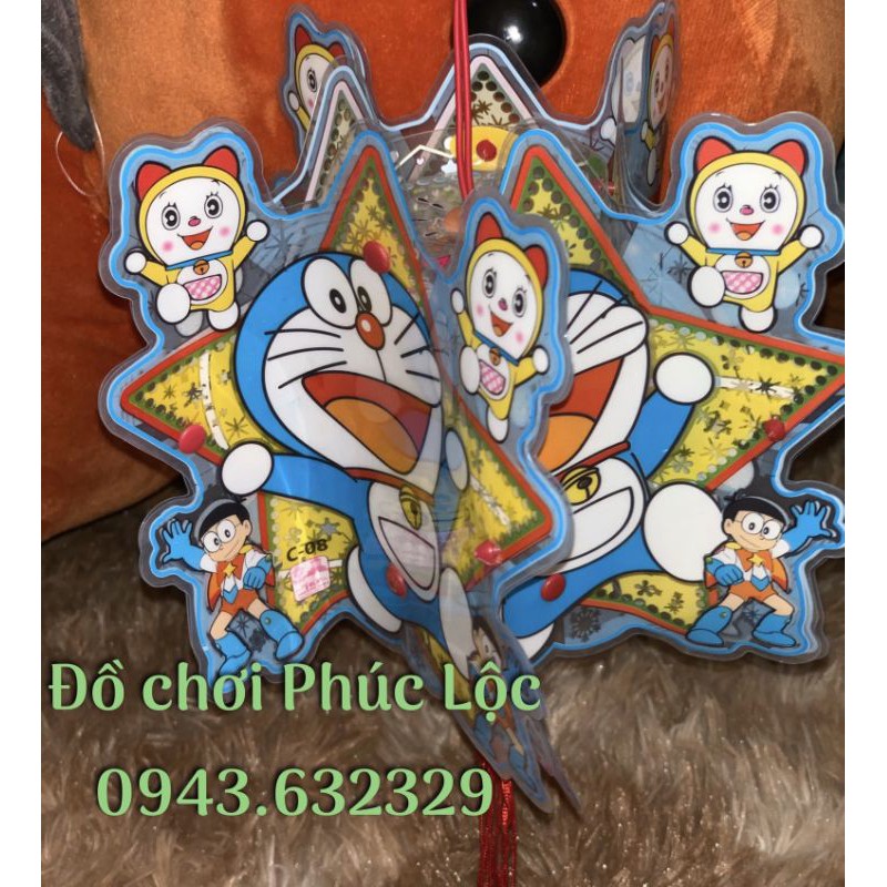 Lồng đèn trung thu Doremon 5 mảnh nhạc đèn