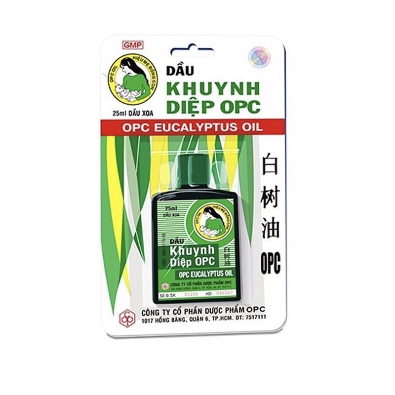 DẦU KHUYNH DIỆP OPC AN TOÀN CHO TRẺ SƠ SINH, NHÃN HIỆU MẸ BỒNG CON