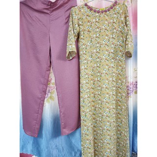Bộ hoa nhí vải mango, size M