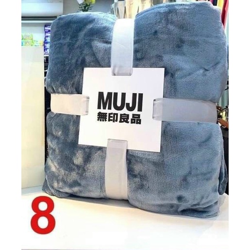 Chăn lông muji tuyết mhung mềm mịn xuất hàn