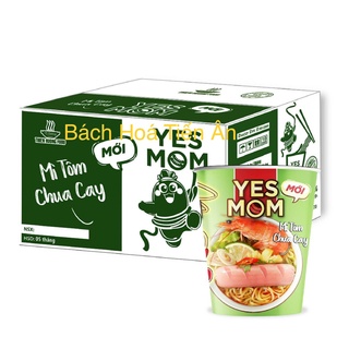 Thùng 24 ly mì yes mom siêu ngon 76g