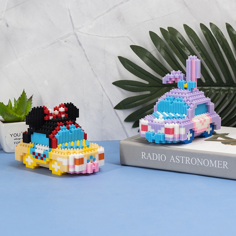 Đồ Chơi Lắp Ráp Xe Hơi Hoạt Hình Vui Nhộn Cho Bé