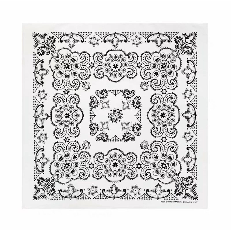 Khăn bandana cotton size 68x68cm dành cho nam